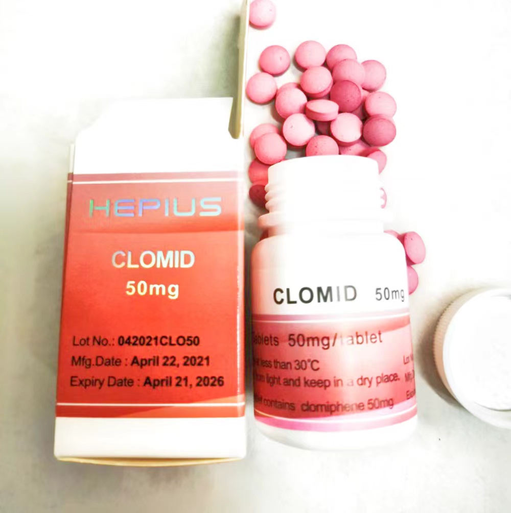 Clomiphene or Clomid  50mg, 100 tablets, 克罗米芬